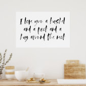 Poster SIGNE DE LA PAIX DE BOUCHON ET UN Peck (Cuisine)