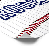 Poster Signe de la partie de baseball ROOKIES (Coin)