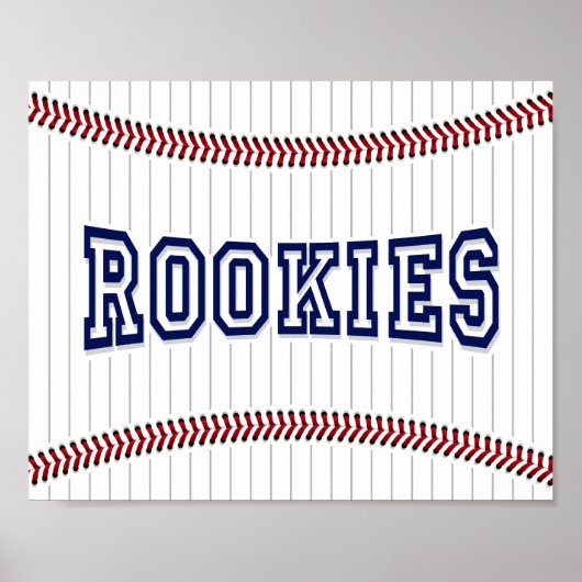 Poster Signe de la partie de baseball ROOKIES (Devant)