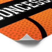 Poster Signe de la partie de basket-ball CONCESSIONS (Coin)