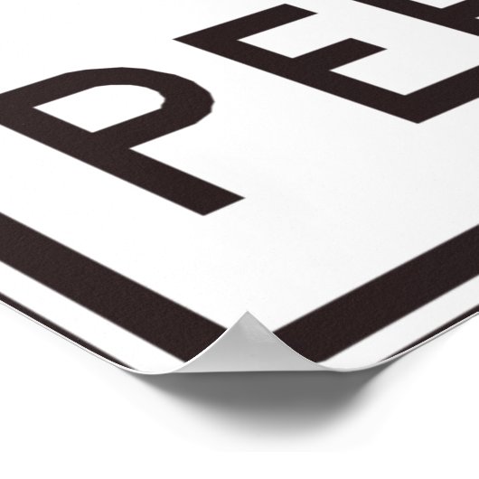 Poster SIGNE DE LA PLACE DE Van (Coin)