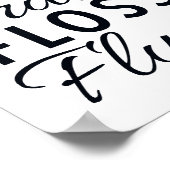 POSTER SIGNE DE LA SALLE DE BAIN LAVE BRUSH FLOSS (Coin)