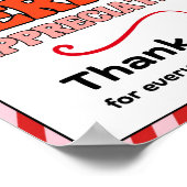 Poster Signe de la semaine d'appréciation, Signe d'appréc (Coin)