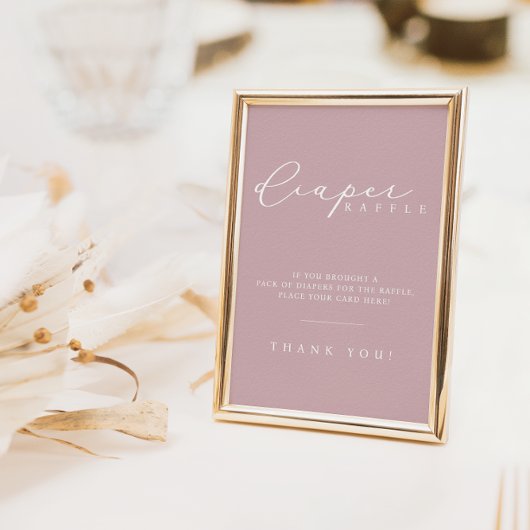 Poster SIGNE DE LA STATION DE RECHANGE DE Baby shower Min