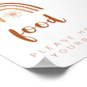 Poster SIGNE DE LA Table Alimentaire Arc-en-ciel TINLEY B (Coin)