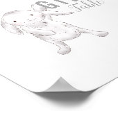 Poster SIGNE DE LA Table Cadeau Bébé Sprinkle Bunny et ba (Coin)