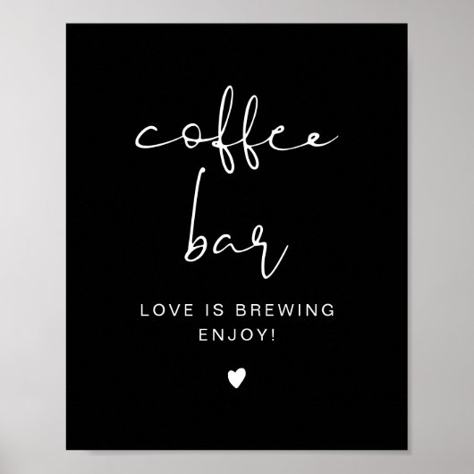 Poster SIGNE DE LA TABLE DE LA BARRE DE Café Moderne JOVI (Devant)