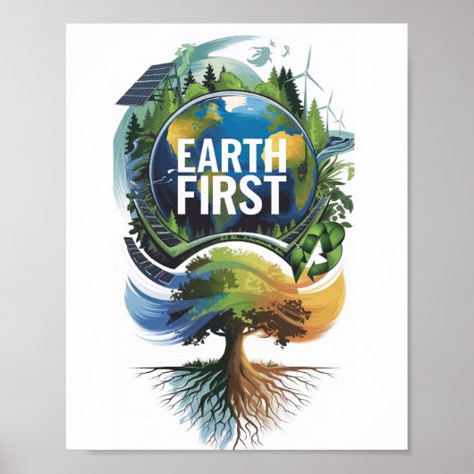 POSTER SIGNE DE LA TERRE (Devant)