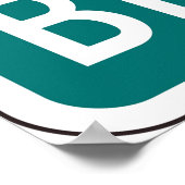 POSTER SIGNE DE LA VÉLO (Coin)