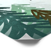 Poster SIGNE DE L'ANNÉE Sauvage D'UNE FORÊT DE BOUTEILLE (Coin)