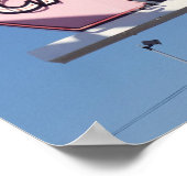 Poster SIGNE DE LAVE DE LA Voiture Neon Elephant (Coin)