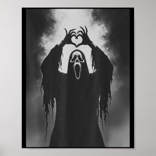 Poster Signe de main de fantôme drôle Costume Soky Hallow