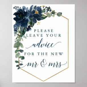 Poster Signe de Mariage de la Marine royale du Canada Con