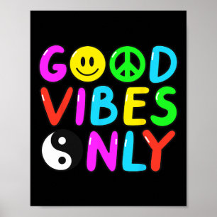 Poster SIGNE DE PAIX AMOUR 60s les années 70 Super hippie