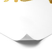 POSTER SIGNE DE PAIX LOVE HANDS (Coin)