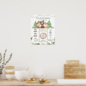 Poster SIGNE DE PREMIER ANNIVERSAIRE DE Woodland (Cuisine)