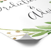 Poster Signe de prévision et de conseil du Baby shower de (Coin)