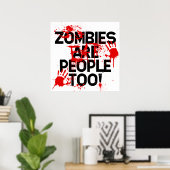 Poster Signe de protestation (Bureau à domicile)