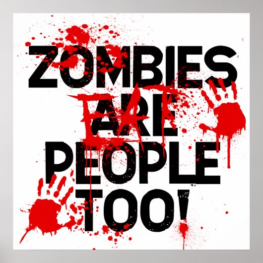 Poster Signe de protestation (Devant)