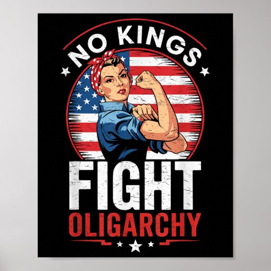 Poster Signe de protestation contre l'oligarchie Démocrat (Devant)