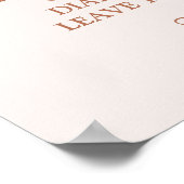 Poster Signe de rabat minimaliste Pale Rose (Coin)