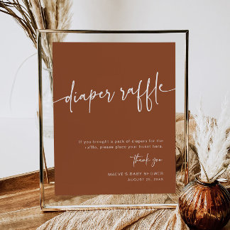 Poster Signe de rouille de la couche de saumons Boho Mini