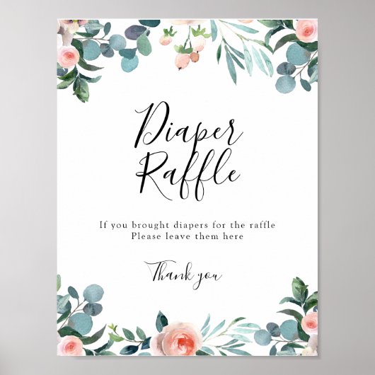 Poster Signe de roulis pour le café bébé (Devant)