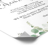 Poster Signe de script de la cérémonie de débranchement E (Coin)