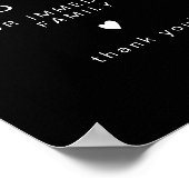 Poster SIGNE DE SIÈGE RÉSERVÉ Mariage noir JOVI Edgy (Coin)