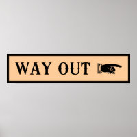 SIGNE DE SORTIE DE L'OUEST