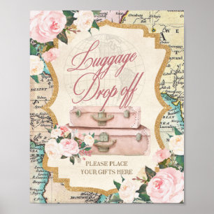 Poster Signe de table de Cadeau - THÈME VOYAGE DÉPÔT DE B
