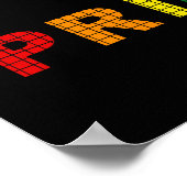 Poster Signe de texte LGBT pride (Coin)