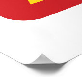 POSTER SIGNE DE TRAFIC DES PERSONNES BLANCHISES (Coin)