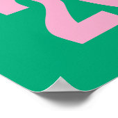 Poster Signe de vente de Pâques, 20% de réduction de vent (Coin)