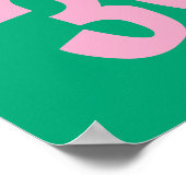 Poster Signe de vente de Pâques, 30% de réduction de vent (Coin)