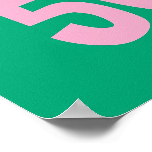 Poster Signe de vente de Pâques, 50% de réduction de vent (Coin)