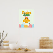 Poster Signe de vente de Pâques pour magasins de détail,  (Cuisine)