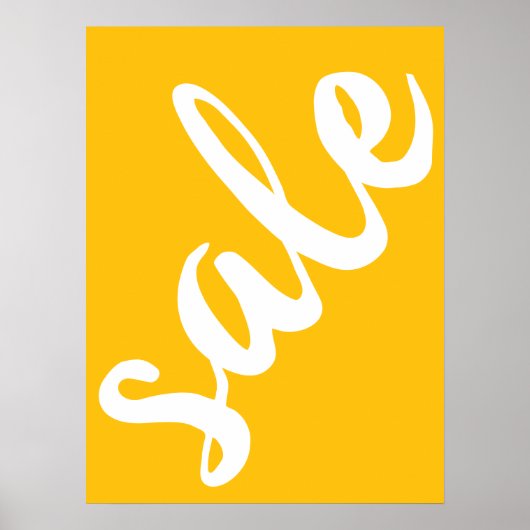 Poster Signe de vente jaune, 18x24 Printemps été Saison V (Devant)