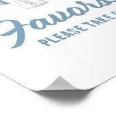 Poster SIGNE DES Baby showers DE baseball Faveurs (Coin)