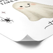 Poster SIGNE DES Baby showers D'Halloween (Coin)