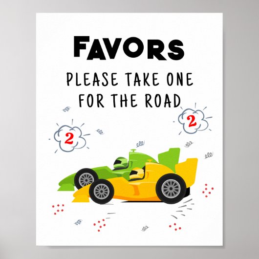 POSTER SIGNE DES DEUX FÊTES D'ANNIVERSAIRE RAPIDE 2E (Devant)