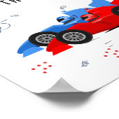 POSTER SIGNE DES DEUX FÊTES D'ANNIVERSAIRE RAPIDE 2E (Coin)