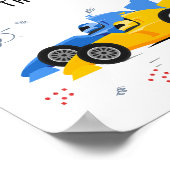 POSTER SIGNE DES DEUX FÊTES D'ANNIVERSAIRE RAPIDE 2E (Coin)