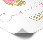 POSTER SIGNE DES DONS D'ANNIVERSAIRE AUX ANNIVERSAIRES TR (Coin)