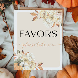 Poster Signe des faveurs Anniversaires de enfants d'autom