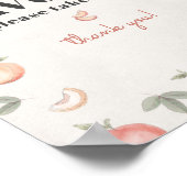 Poster signe des faveurs de pêche douce (Coin)