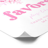 Poster Signe des faveurs d'hiver | Signes d'anniversaire  (Coin)