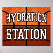 Poster SIGNE D'HYDRATION DE Basketball Party (Devant)
