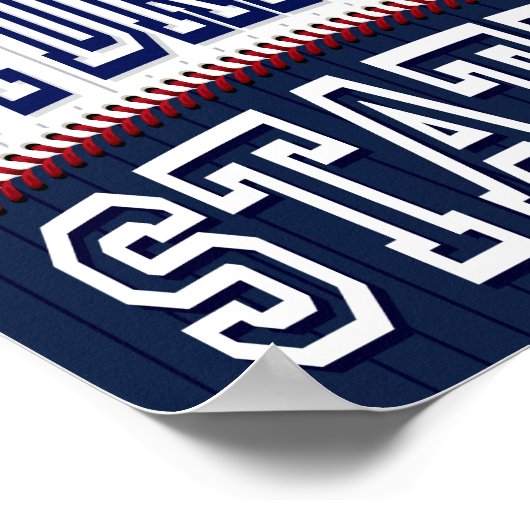 Poster SIGNE D'HYDRATION DE LA Fête De Baseball (Coin)