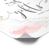 Poster Signe "Diapeurs et cadeaux", Révélation de genre b (Coin)